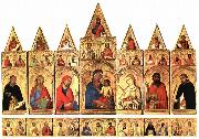 Simone Martini Madonna with the Holy Ones, china oil painting artist